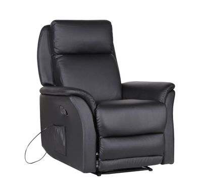 Massagesessel Luanda 26, Farbe: Schwarz - Abmessungen: 105 x 88 x 102 cm (H x B