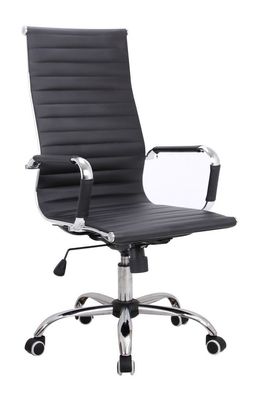 Drehstuhl Tamest 77, Farbe: Schwarz - Abmessungen: 106 - 116 x 54 x 62 cm (H x B