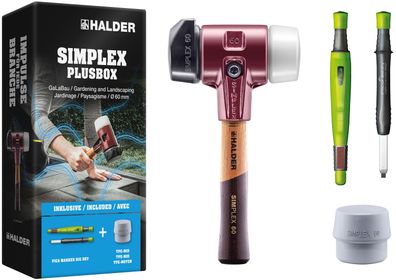 HALDER Simplex Plusbox GaLaBau Ø 60 mm Superplastik / Gummi / TPE-mid + Pica Big