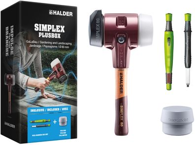 HALDER Simplex Plusbox GaLaBau Ø 80 mm Superplastik / Gummi / TPE-mid + Pica Big