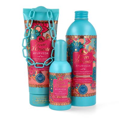 Tesori d'Oriente Ayurveda Set Eau de Toilette, Dusche & Badecreme