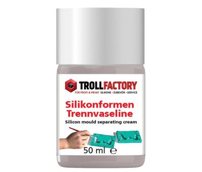 Trennvaseline Trennmittel Vaseline Silikon 50 ml, dünne Trennschicht im Formbau