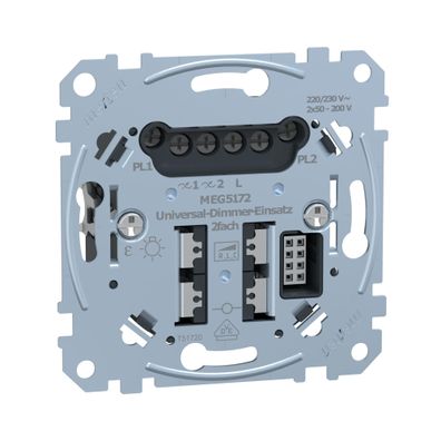 Schneider Electric Merten Drehdimmer-Einsatz 60-1000 VA Unterputz MEG5135