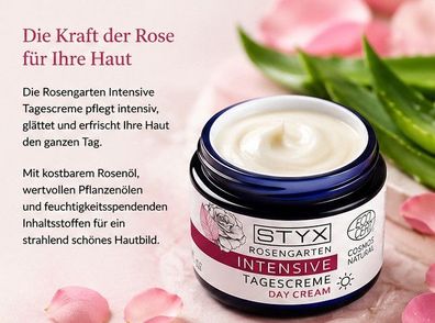 STYX Naturcosmetic Rosengarten Intensive Tagescreme 50 ml Cosmos Natural vegan