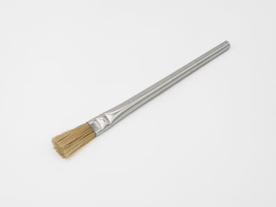 Robuster Pinsel für Flussmittel, Hartlotpasten, Lötwasser, Lötfett, 120 mm Länge