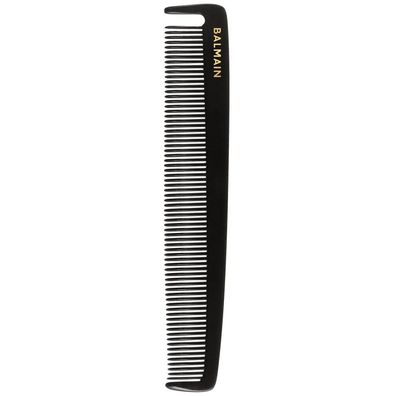 Balmain Contour Haarkamm aus Kunststoff, Schwarz/Weiß