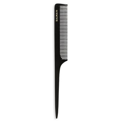 Balmain Haarkamm, Schwanz, Kunststoff, Schwarz/Weiß