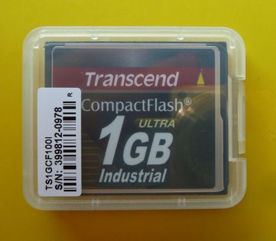 NEU: 1 GB Transcend Industrial Ultra CompactFlash CF Compact Flash 1GB TS1GCF100I