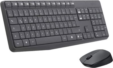 MK235 Wireless Tastatur-Maus Set – Kabelloses Büroausstattung für Zuhause und Büro