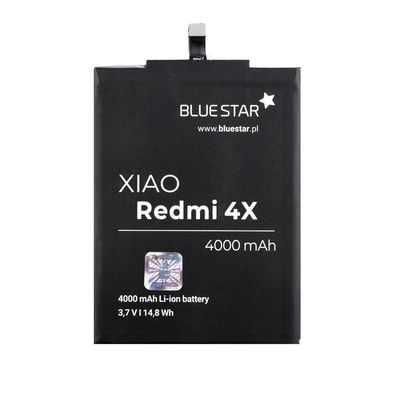 Bluestar Akku Ersatz Xiaomi Redmi 4X 4000 mAh Austausch BM47
