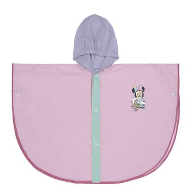 Disney Minnie Regenponcho Kinder – Regenmantel Poncho, wasserdicht,