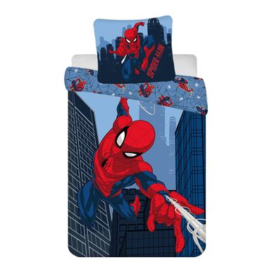 Spiderman Kuschelige Bettwäsche Baumwolle, 140x200 cm & 70x80 cm