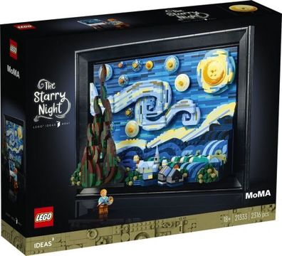 LEGO 21333 Ideas Vincent van Gogh – Sternennacht, Konstruktion