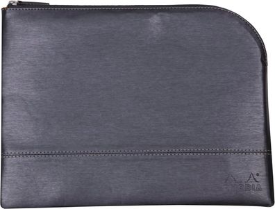 Rhodia 116720C - Rhodiarama Reißverschlusstäschchen aus italienischem Kunstleder, Gro