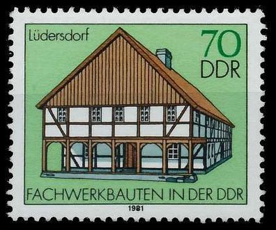 DDR 1981 Nr 2628 postfrisch SE363CA