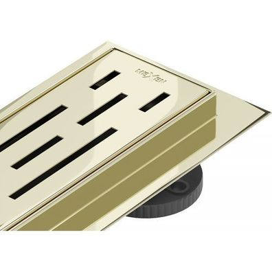 Mexen Flat M01 linearer Ablauf 100 cm, Gold - 1520100-15