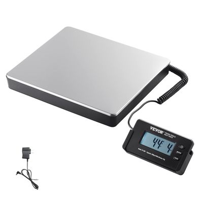 VEVOR Plattformwaage 200 kg Digitalwaage Paketwaage 50 g Genauigkeit