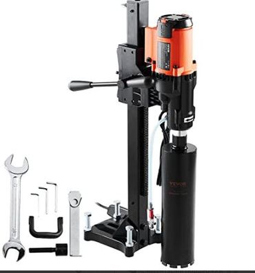 VEVOR Diamant Kernbohrmaschine 2500W mit Ständer Nass Trocken 8 Zoll
