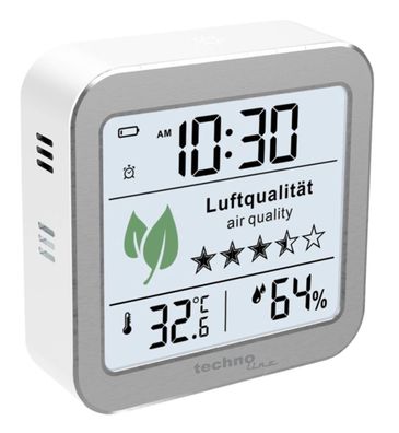Technoline WL1020 Funkwanduhr Luftgéte TVOC Temperatur Feuchte Alarm