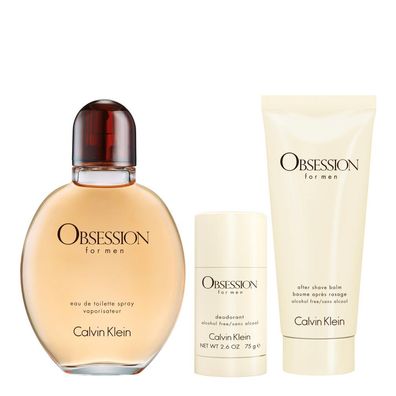Obsession Men Set Eau de Toilette 125ml + SB 100ml + Deo Stick 75g