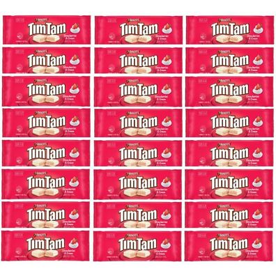 Tim Tam Strawberries & Cream Biscuits Karton 24x165 g