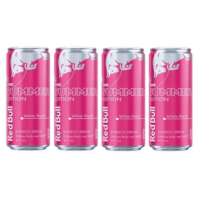 Red Bull The Summer Edition White Peach - Import 4x250 ml