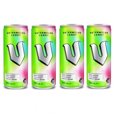 V Watermelon Candy Energy Drink 4x250 ml