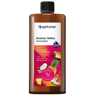 Saunaaufguss Wellness Ananas-Kokos 1000 ml