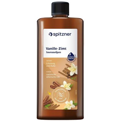Saunaaufguss Wellness Vanille-Zimt 1000 ml