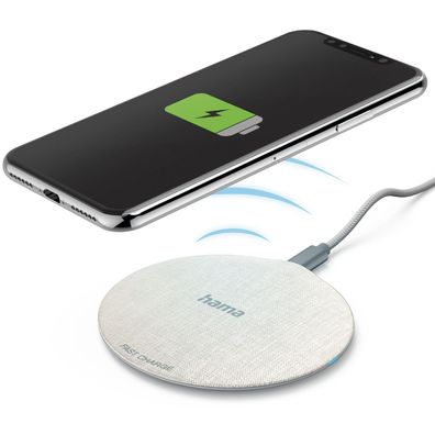Hama QI Wireless Charger Schnell Induktion Ladegerät Lader Ladestation Kabellos