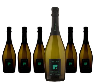 6 x Paladin Prosecco "P" Extra Dry