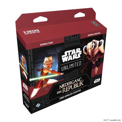 Star Wars Unlimited | Niedergang der Republik - Zwei-Spieler-Starter