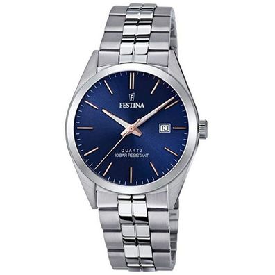 Festina - Armbanduhr - Herren - F20437/B - Stahlband Klassisch