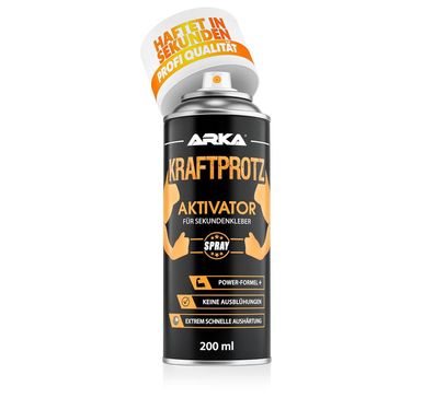 Arka Kraftprotz Aktivator Spray 200 ml für Sekundenkleber