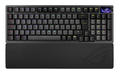 ROG Azoth 96 HE, Gaming-Tastatur schwarz, DE-Layout, ROG HFX V2