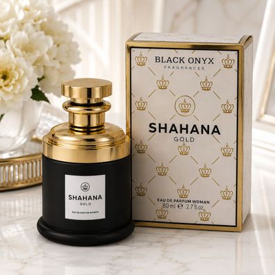 80 ml Black Onyx Fragrances Shahana GOLD Eau de Parfüm für Damen / Women