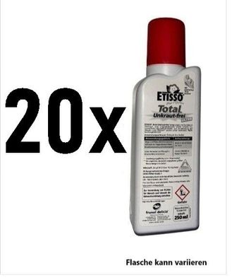 Glyphosat 5 ltr. Total Unkraut-frei ULTRA 20 x 250ml Referenz zu Round Up Roundup