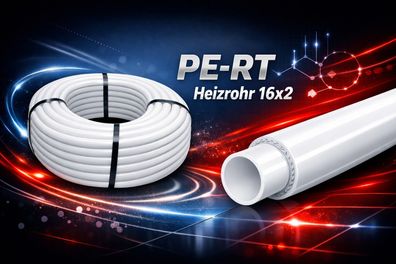PE-RT Heizrohr 16 x 2 mm Heizungsrohr 5-Schichten mit Sauerstoffsperschicht