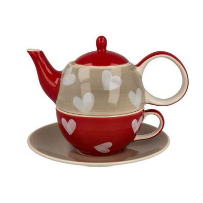Cha Cult Tea for one "Corazon", 4 tlg