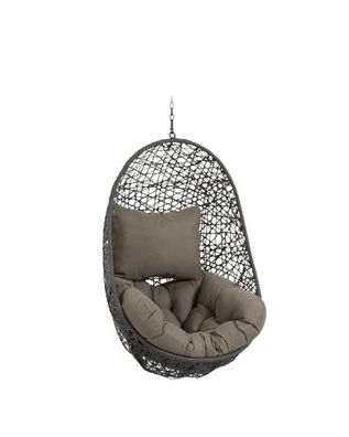 Hängesessel Florina 86 x 64 x 120 cm Dunkelgrau Sessel Sitzgelegenheit Sitz Neu