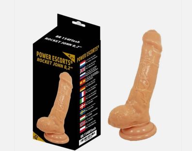 Dildo Anal realistisch Saugfuß Länge ca 21 cm BR 154