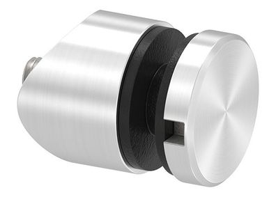 Glaspunkthalter Ø 30 mm, V2A, Anschluss: Rohr Ø 33,7 mm