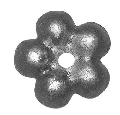 Rosette / Zierteil | Ø 32x1 mm | Stahl (Roh) S235JR