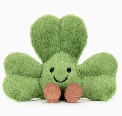 Jellycat Plüschtier Geschenk Vierblättriges Kleeblatt 9 cm