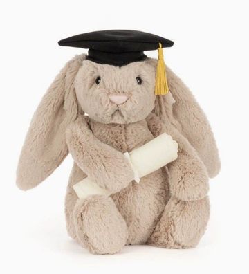 Jellycat Plüschtier-Geschenkset - Abschlussgeschenk - Hase 31 cm