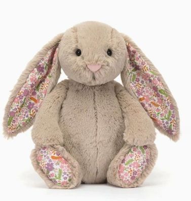 Jellycat Plüschtier Geschenk Blumenhase Braun 31cm