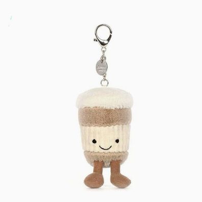 Jellycat Plüschtier-Geschenkanhänger Kaffeetasse 10 cm
