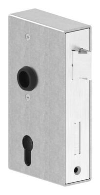 Schlosskasten | Maße: 173x94,5x40 mm | Dorn: 60 mm | Stahl (roh) S235 JR