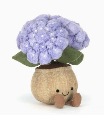 Jellycat Plüschtier-Geschenk Hortensie Topfpflanze 21 cm