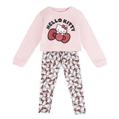 Hello Kitty Mädchen Pyjama Set 2 Stück aus Baumwollmix